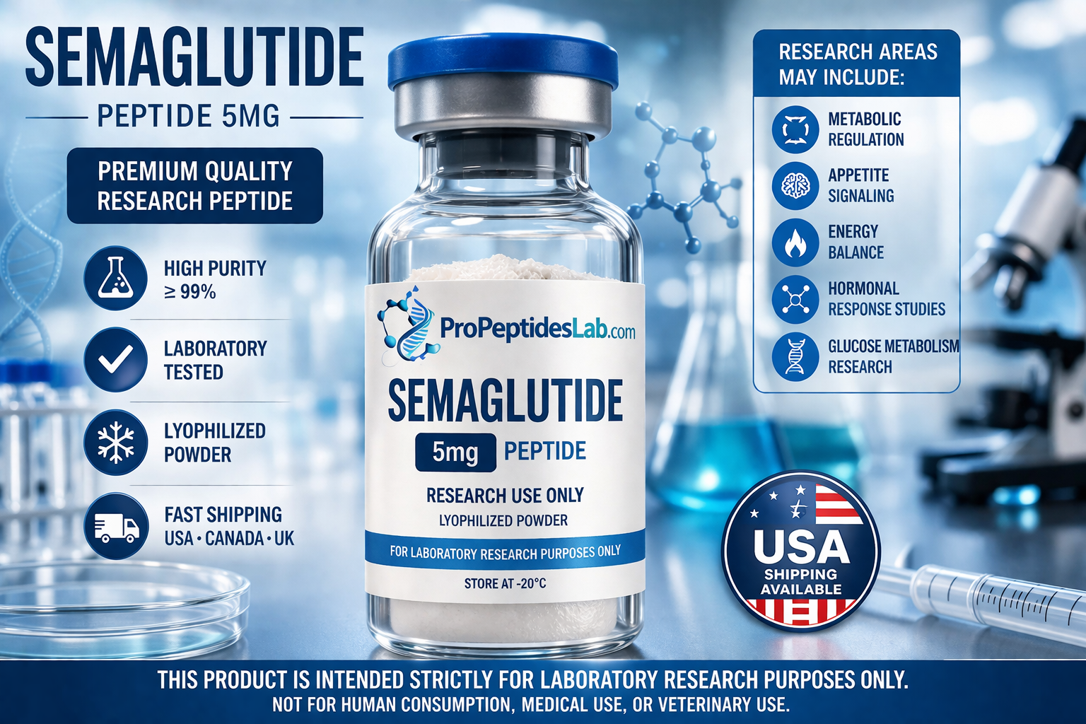 Semaglutide Peptide USA 5mg Semaglutide Peptide USA