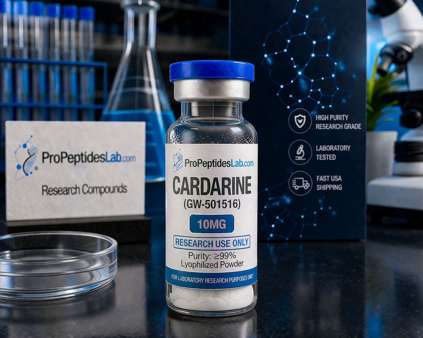 Cardarine GW-501516 10mg | Buy Cardarine Research Compound USA | ProPeptidesLab Cardarine GW-501516 10mg | Buy Cardarine Research Compound USA