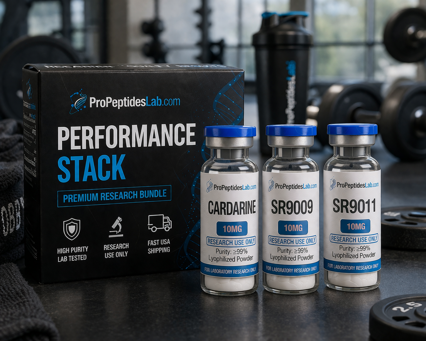 Performance Peptide Stack | Cardarine + SR9009 + SR9011 | USA Performance Peptide Stack USA